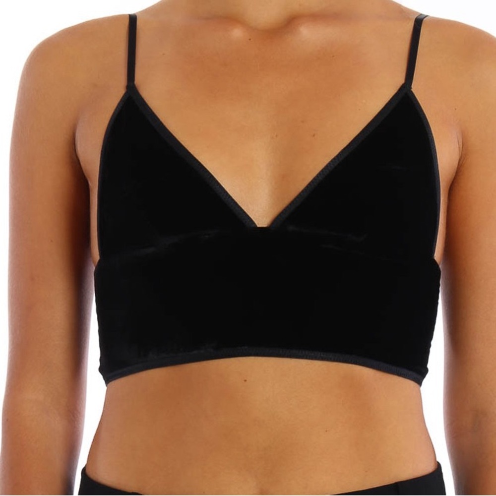 Alexander Wang - Velvet Bralette